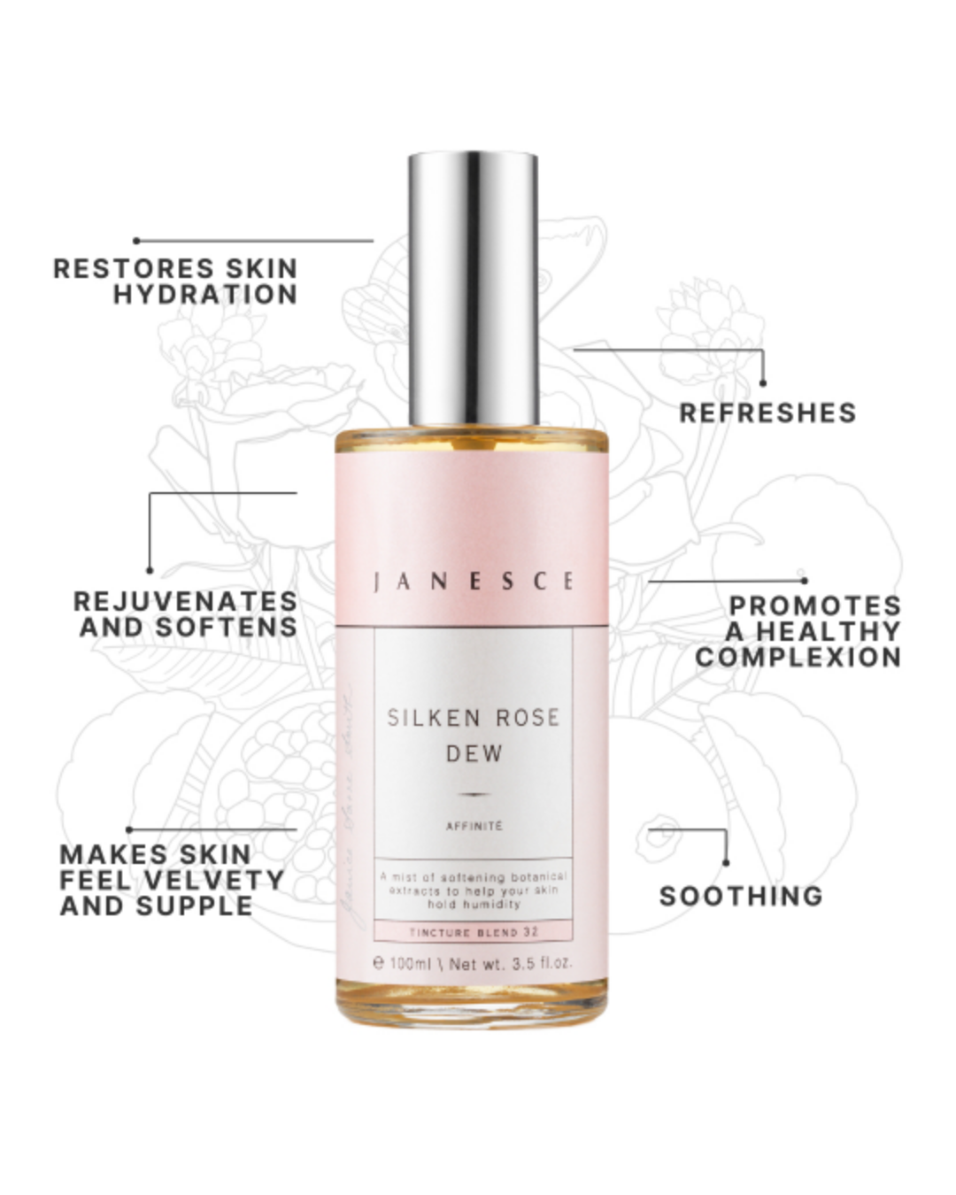 Affinite Silken Rose Dew Affinite Silken Rose Dew - Default Title in Moisturiser | Janesce