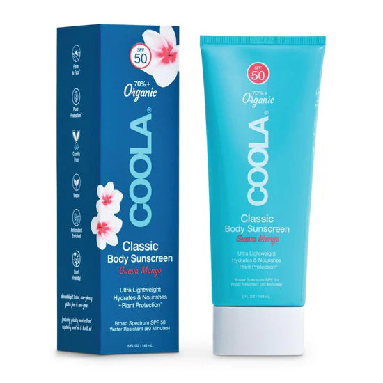 Classic Body Sunscreen Lotion SPF50 Classic Body Sunscreen Lotion SPF50 - Guava Mango / 148ml in Sunscreen | Coola