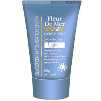 Fleur De Mer Tinted Foundation Sunscreen Fleur De Mer Tinted Foundation Sunscreen - Light in Sunscreen | Fleur De Mer