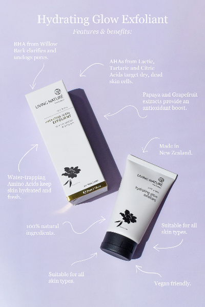 Hydrating Glow Exfoliant Hydrating Glow Exfoliant - Default Title in Skincare | Living Nature