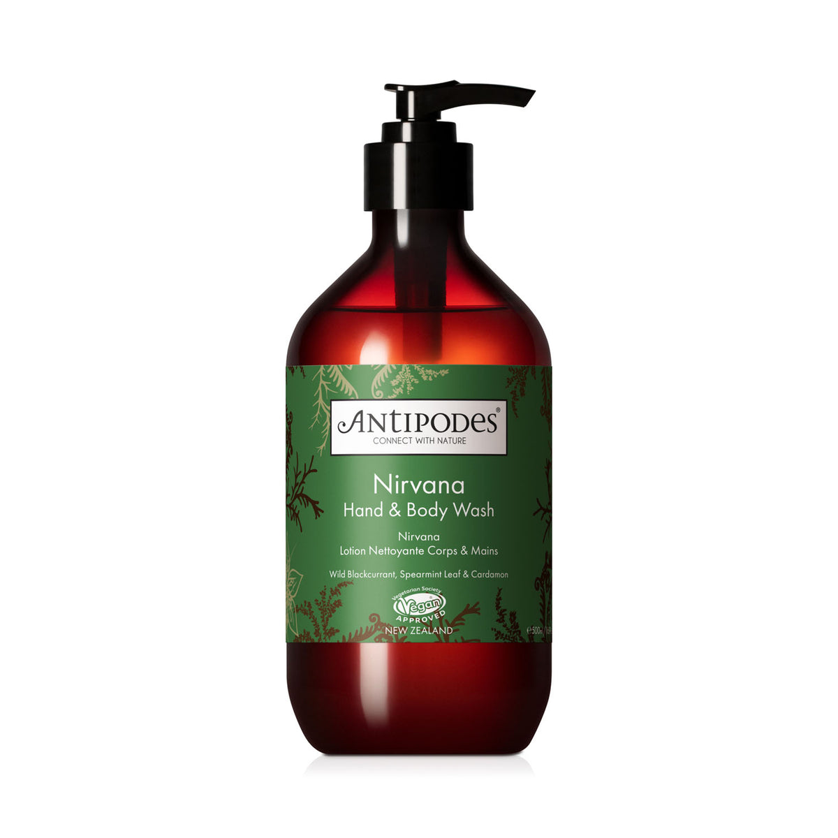 Nirvana Hand & Body Wash 500ml